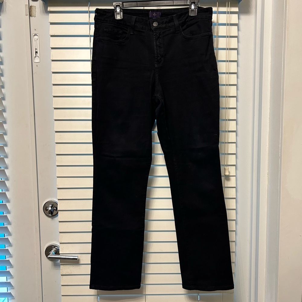 NYDJ Straight Black Jeans - 12 Short